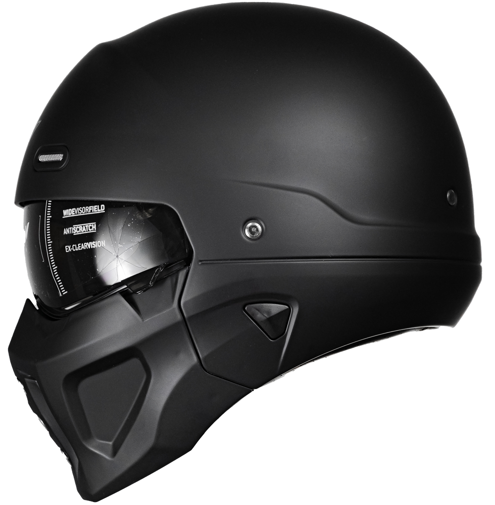 Casco Spectrum Negro Mate