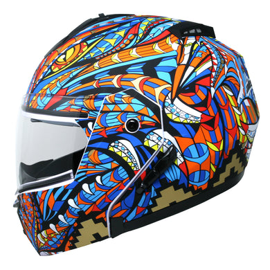 Casco Stealth Alebrije Azul